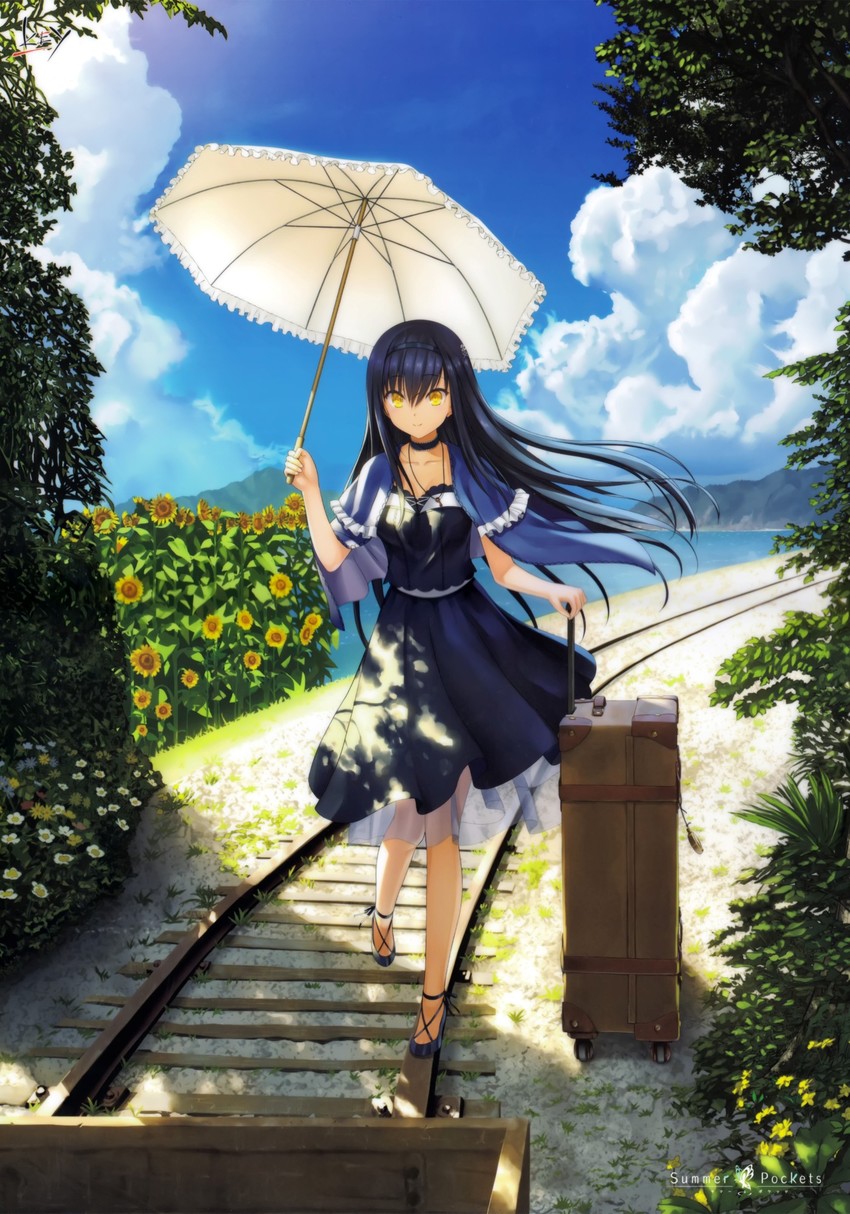 kushima kamome (summer pockets and 1 more) drawn by na-ga