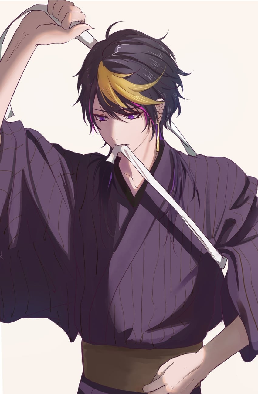 shu yamino (nijisanji and 1 more) drawn by shiyi_(reverie_y)