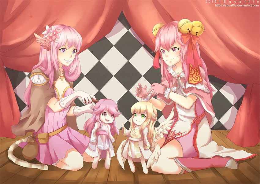 arch bishop, high wizard, and creator (ragnarok online) drawn by squaffle1