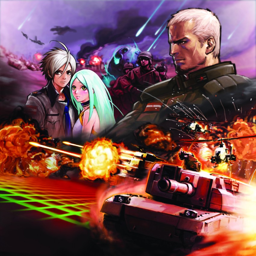 isabella, will, and brenner (advance wars and 1 more) drawn by hiroaki_(kof)