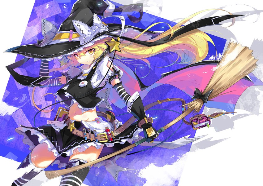 kirisame marisa (touhou) drawn by yui_(niikyouzou)
