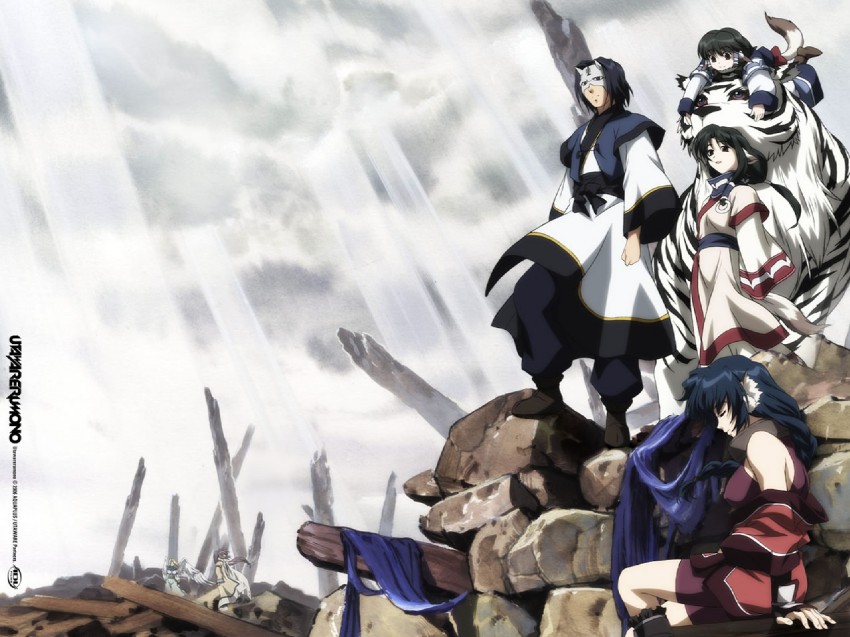 eruruu, aruruu, karulau, touka, hakuowlo, and 2 more (utawarerumono)