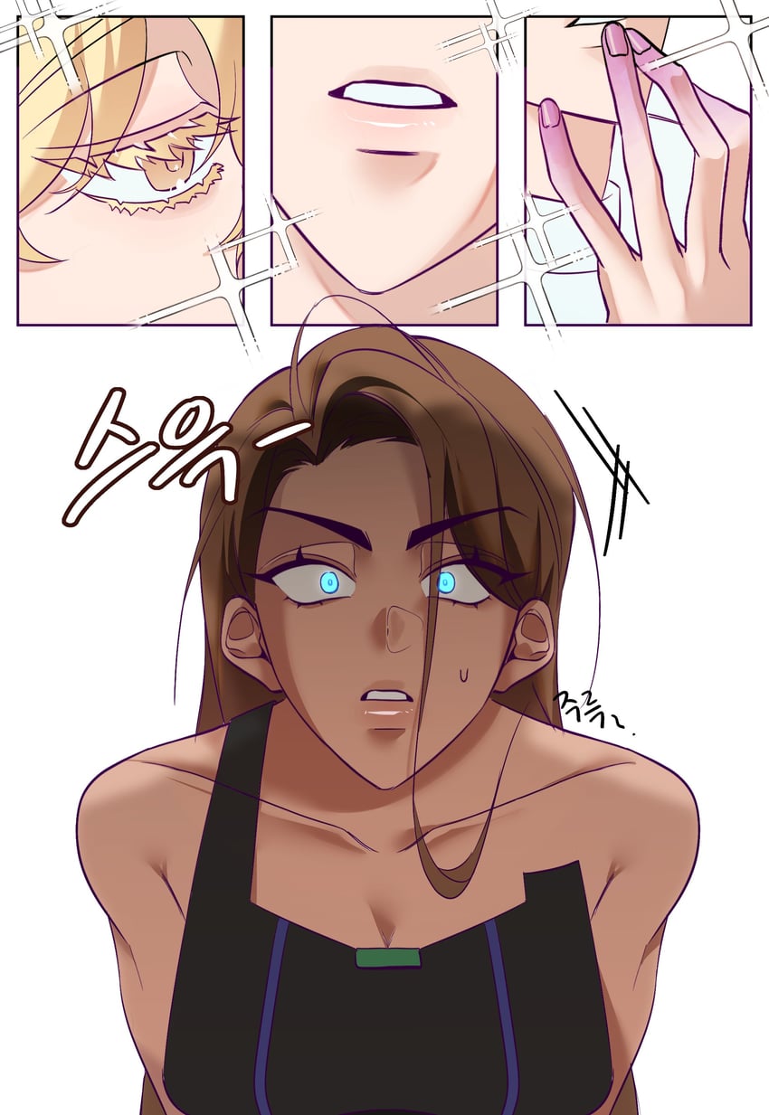 luka and hyuna (alien stage) drawn by morano041001