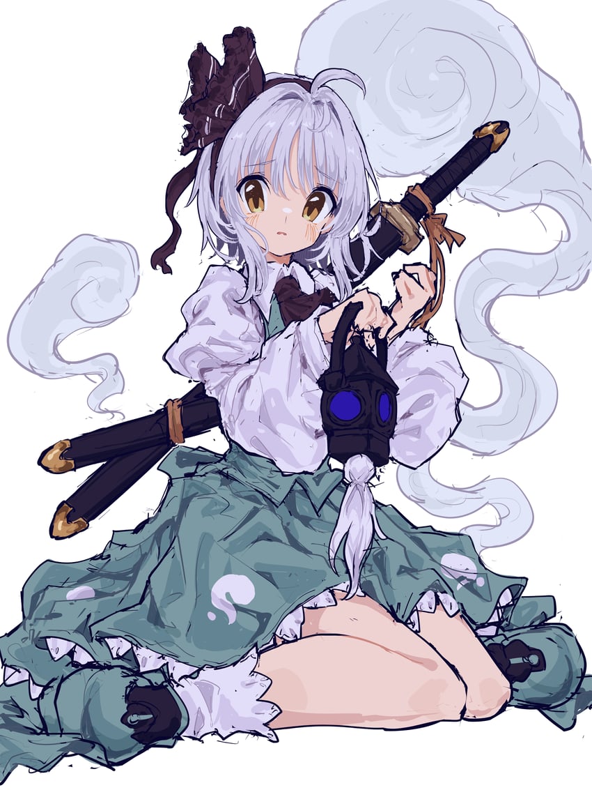 konpaku youmu (touhou and 1 more) drawn by mugi_(mugimugi_9kv)