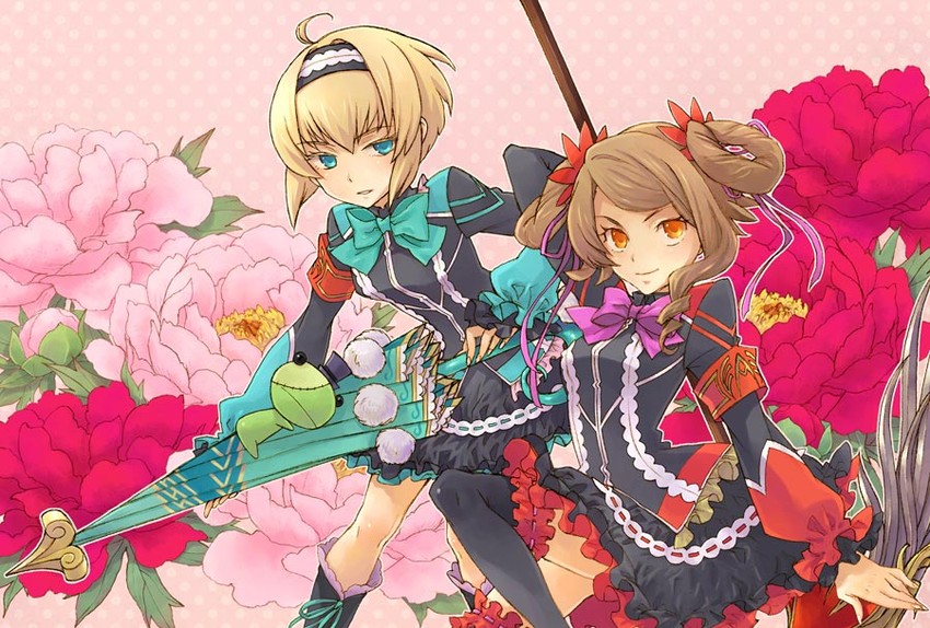 ruunya and poorya (arc rise fantasia) drawn by saikachi_(ogre_tree)