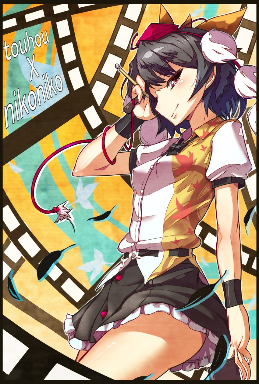 shameimaru aya (touhou) drawn by taketora_suzume