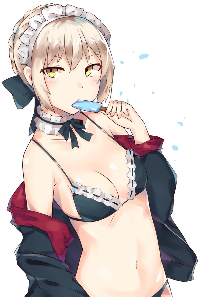 artoria pendragon and saber alter (fate and 1 more) drawn by yoruran