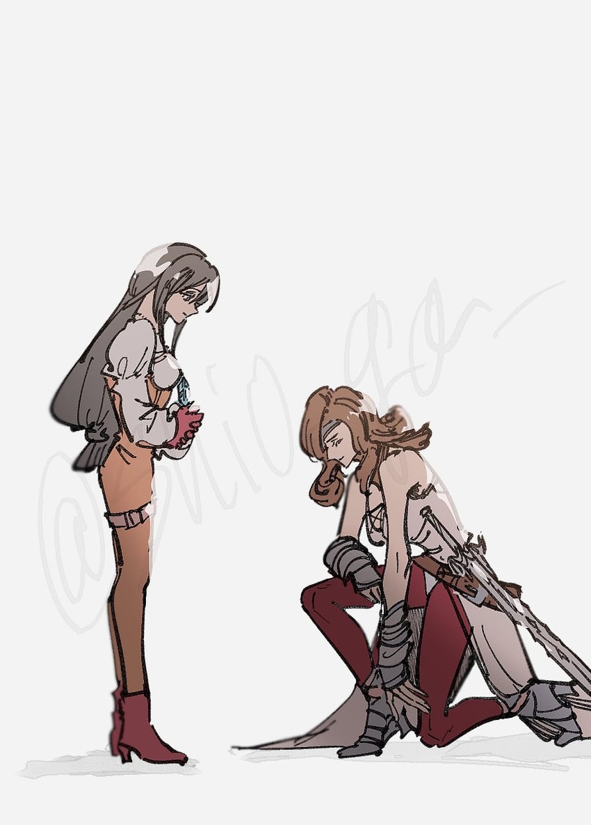 garnet til alexandros xvii and beatrix (final fantasy and 1 more) drawn by shio_ga