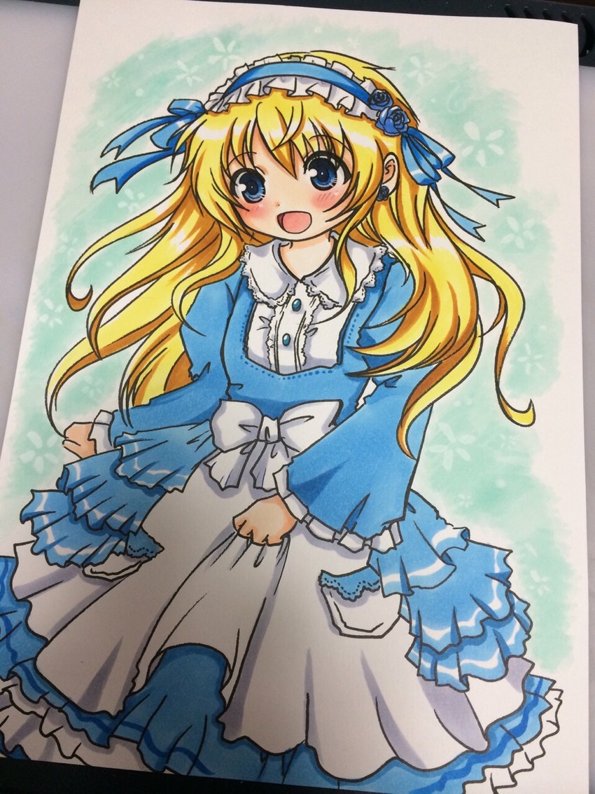 alice (alice's adventures in wonderland) drawn by natumoro