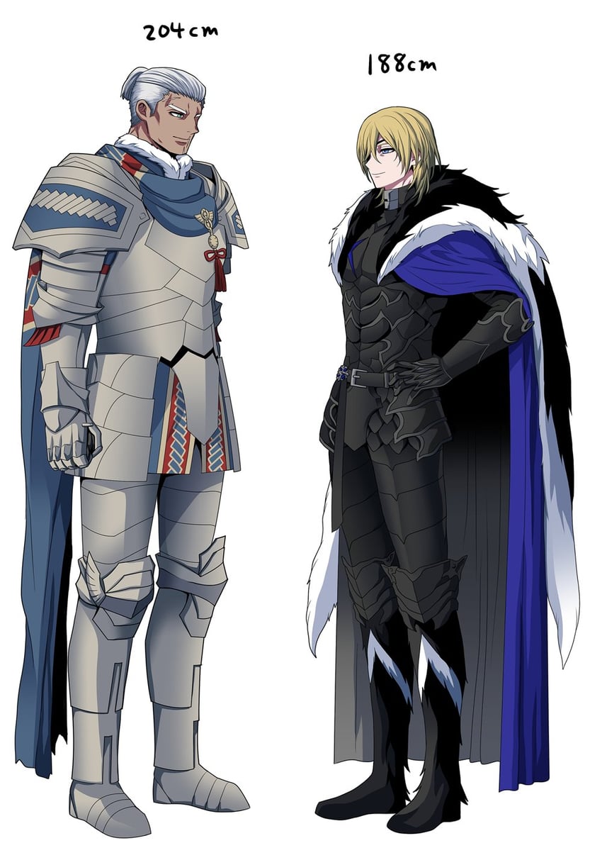 dimitri alexandre blaiddyd and dedue molinaro (fire emblem and 1 more) drawn by megubiru
