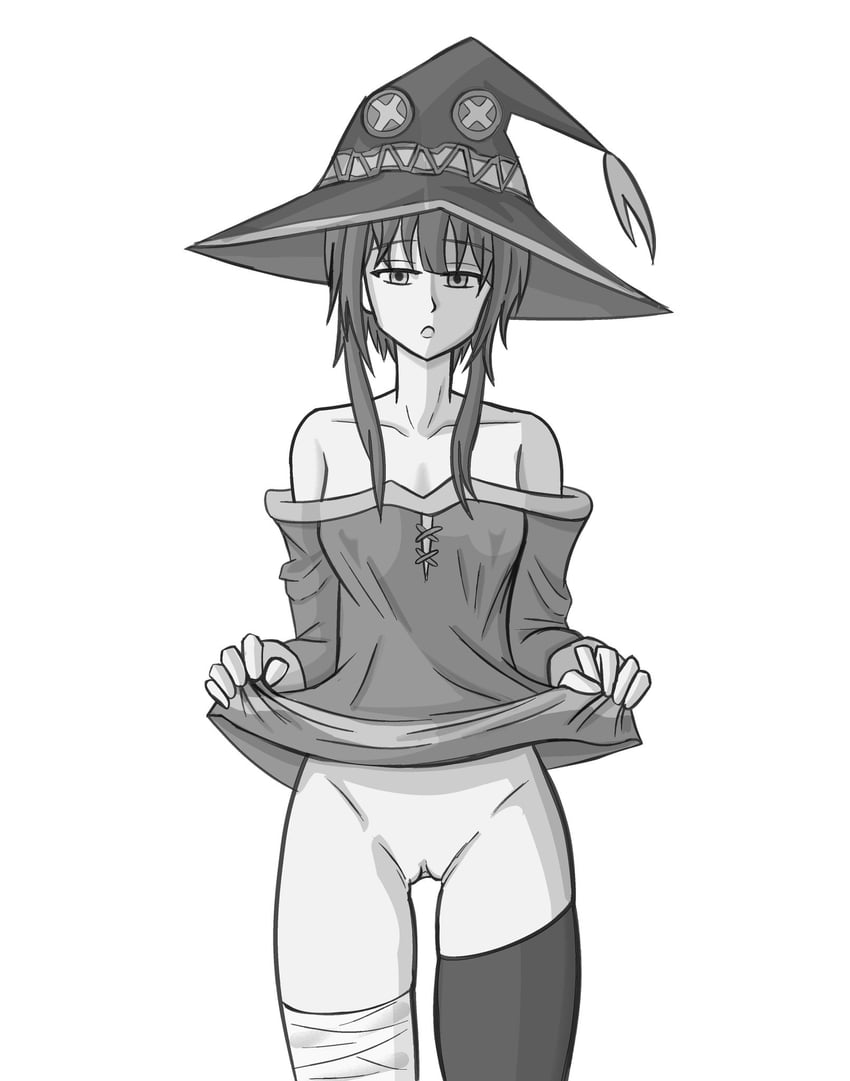 megumin (kono subarashii sekai ni shukufuku wo!) drawn by ryehry