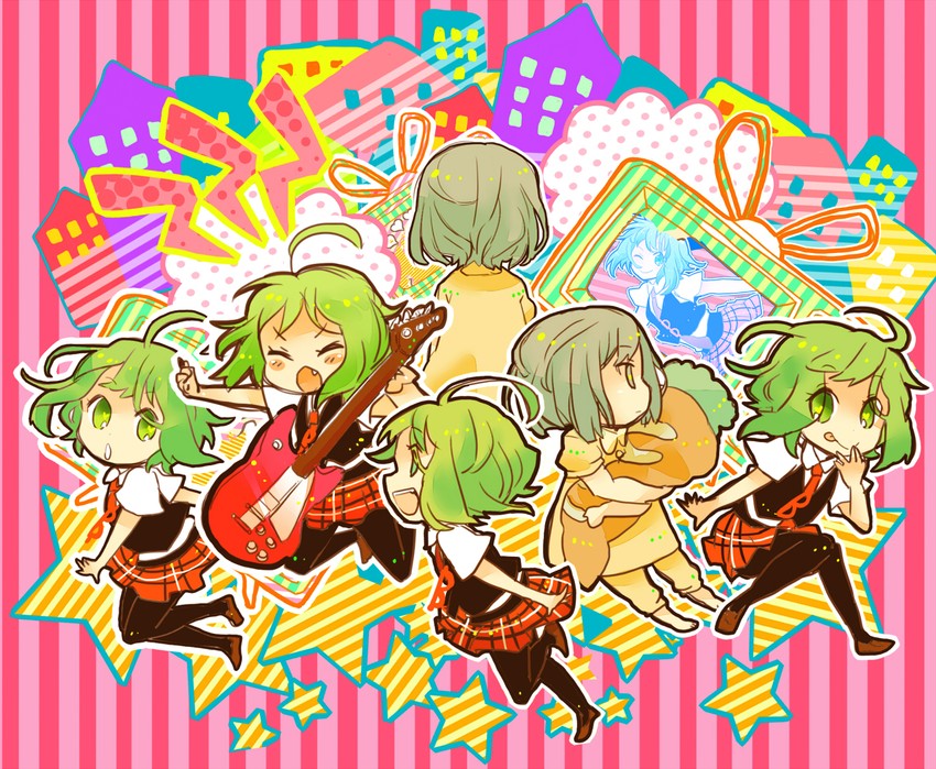 gumi (vocaloid and 1 more) drawn by 7:24