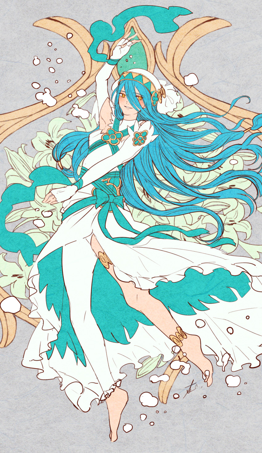 azura (fire emblem and 1 more) drawn by kazuha_(kazuha1003)