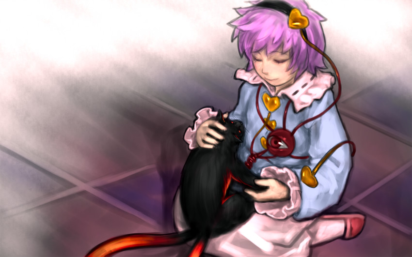 komeiji satori and kaenbyou rin (touhou) drawn by envenomist_(gengoroumaru)