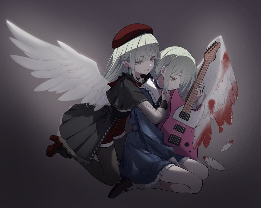 wakaba mutsumi and mortis (bang dream! and 1 more) drawn by lin_dong_zhiqing