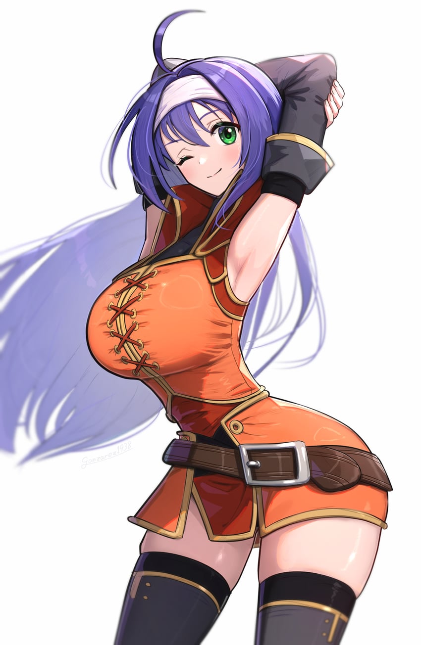 mia (fire emblem and 2 more) drawn by gonzarez