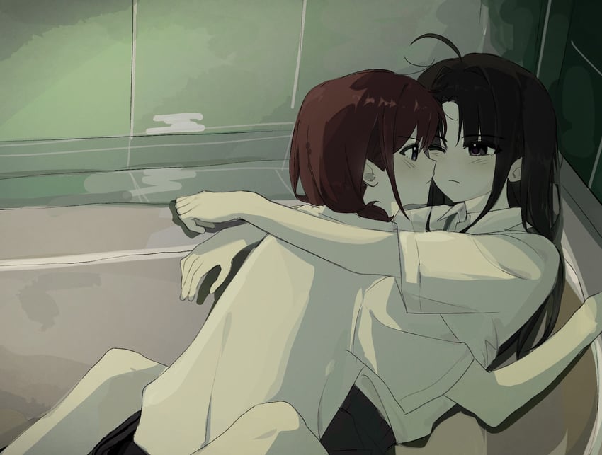 iseri nina and awa subaru (girls band cry) drawn by i2727272727