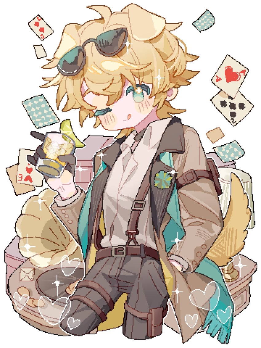 tequila (arknights and 1 more) drawn by saucer_(saucer752)