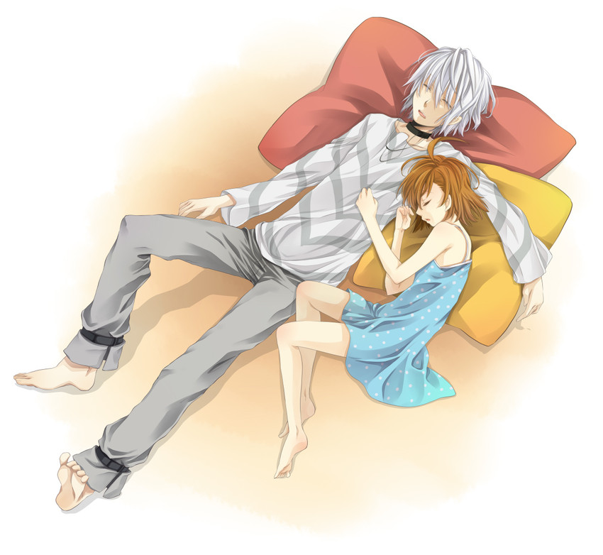 accelerator and last order (toaru majutsu no index) drawn by meso_(goma-meso)