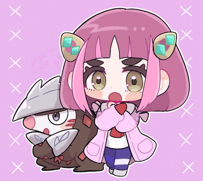 lacey and excadrill (pokemon and 1 more) drawn by pandakokkopanda