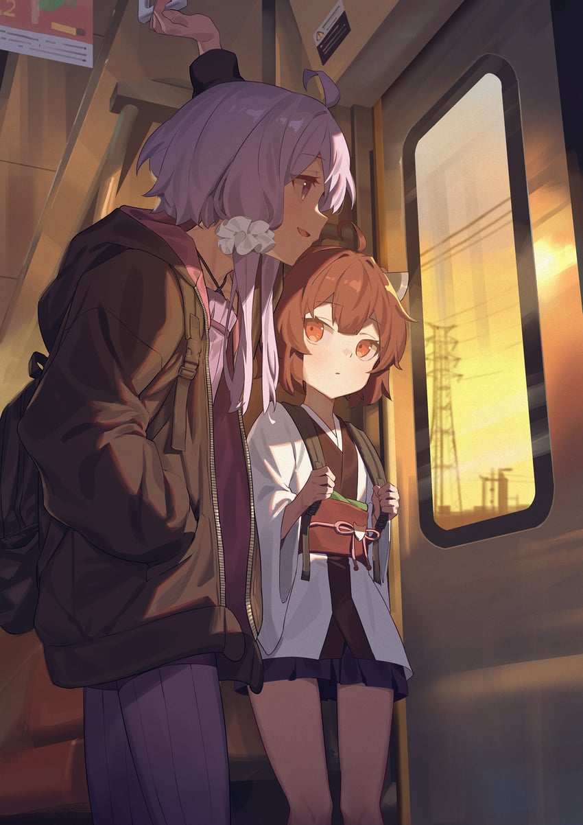yuzuki yukari and touhoku kiritan (voiceroid) drawn by yamamomo_(plank)