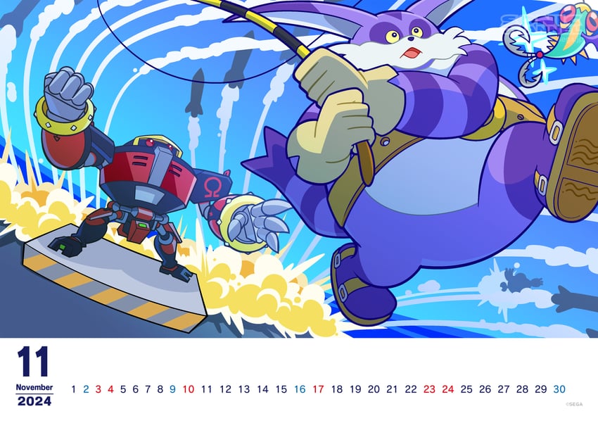 big the cat, e-123 omega, and egg pawn (sonic and 2 more) drawn by hayane_tomoko