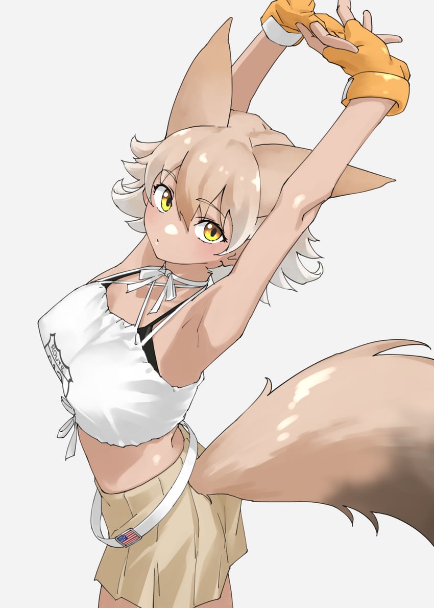 coyote (kemono friends and 1 more) drawn by tanabe_(fueisei)