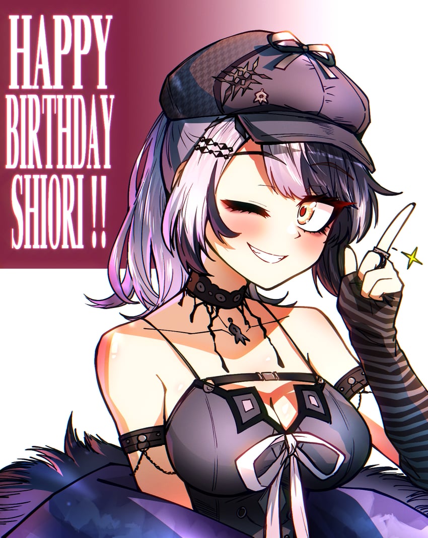 shiori novella (hololive and 1 more) drawn by ddolbang