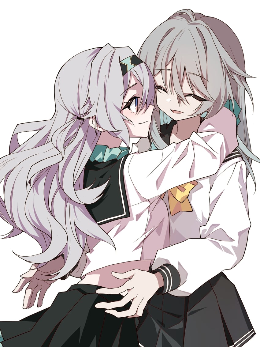trailblazer, firefly, and stelle (honkai and 1 more) drawn by jiemoquanjiu