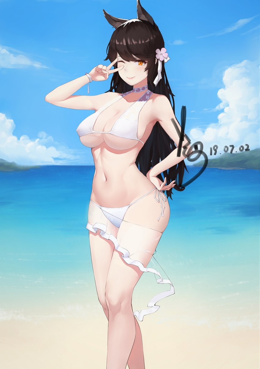 atago (azur lane) drawn by ye_jun