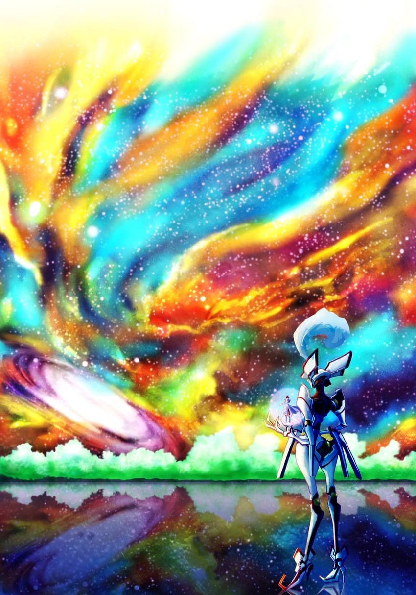 tsunashi takuto and tauburn (star driver) drawn by nill_(on_houston)