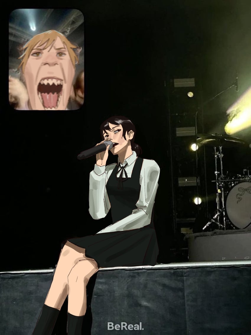 denji and mitaka asa (chainsaw man and 1 more) drawn by arondiolex
