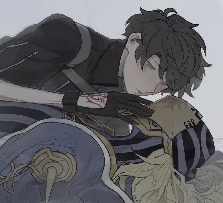 fujimaru ritsuka and avicebron (fate and 1 more) drawn by mmm3sushi