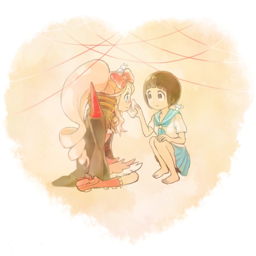 mankanshoku mako and harime nui (kill la kill) drawn by emuchi