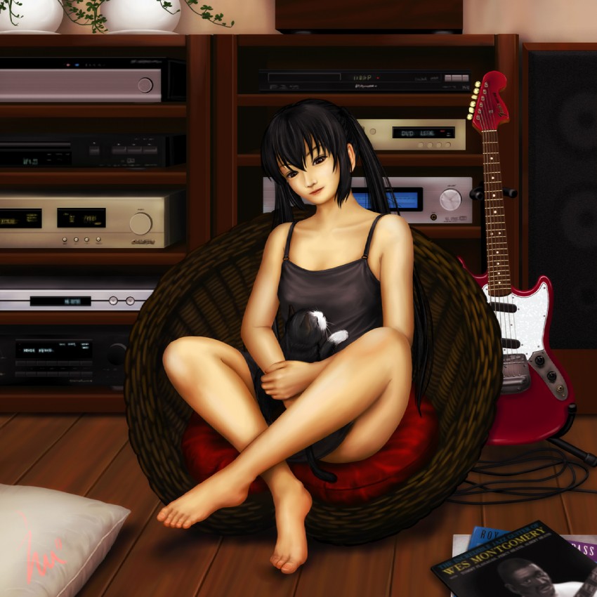 nakano azusa (k-on!) drawn by ebi_(eeotoko)