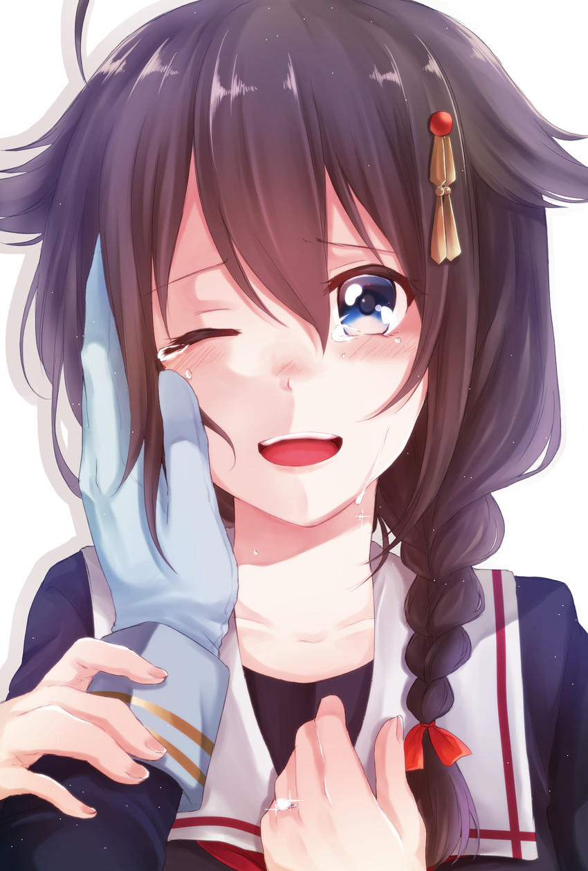 shigure, shigure kai ni, and honebami toushirou (kantai collection and 1 more) drawn by nogamibami