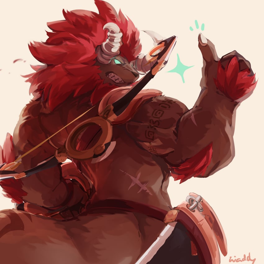 lynel (the legend of zelda and 1 more) drawn by waddledox_(waddy)