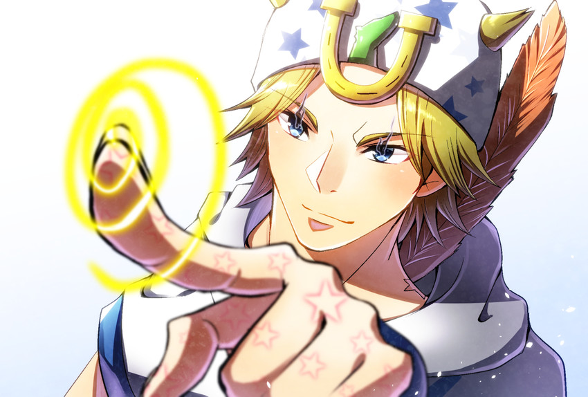 johnny joestar (jojo no kimyou na bouken and 1 more) drawn by kageakira_(shino1007)
