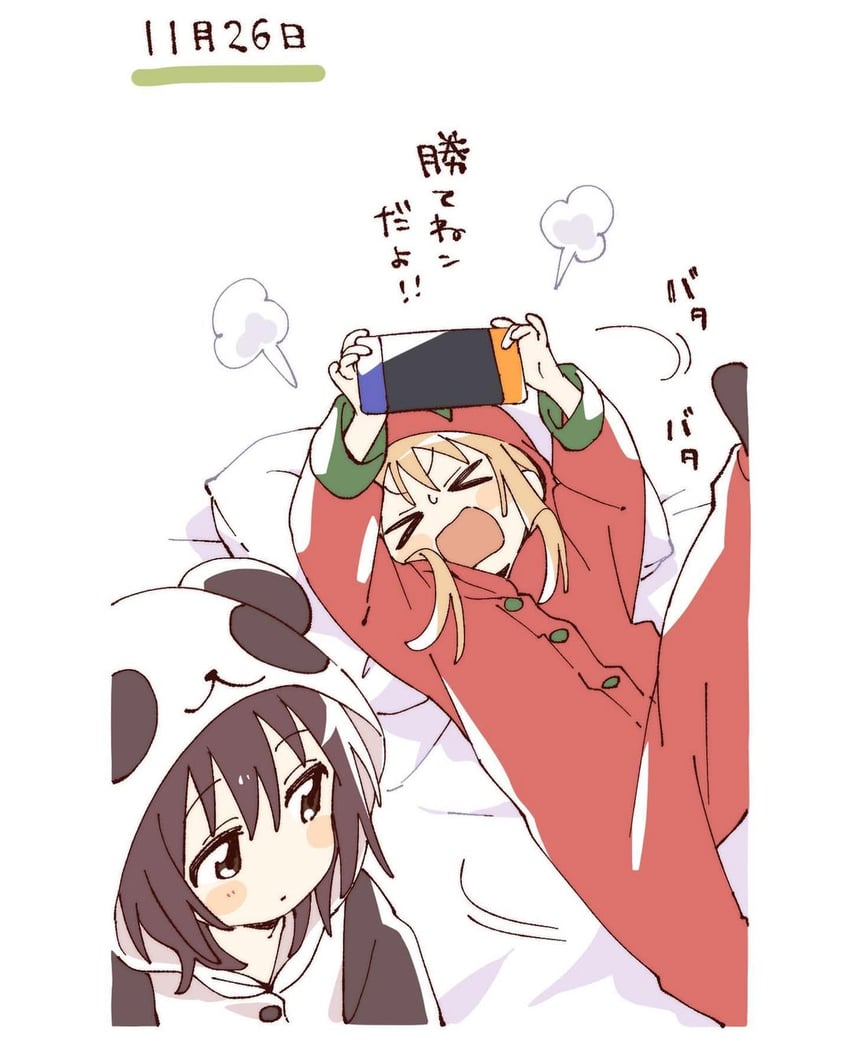 toshinou kyouko and funami yui (yuruyuri) drawn by namori