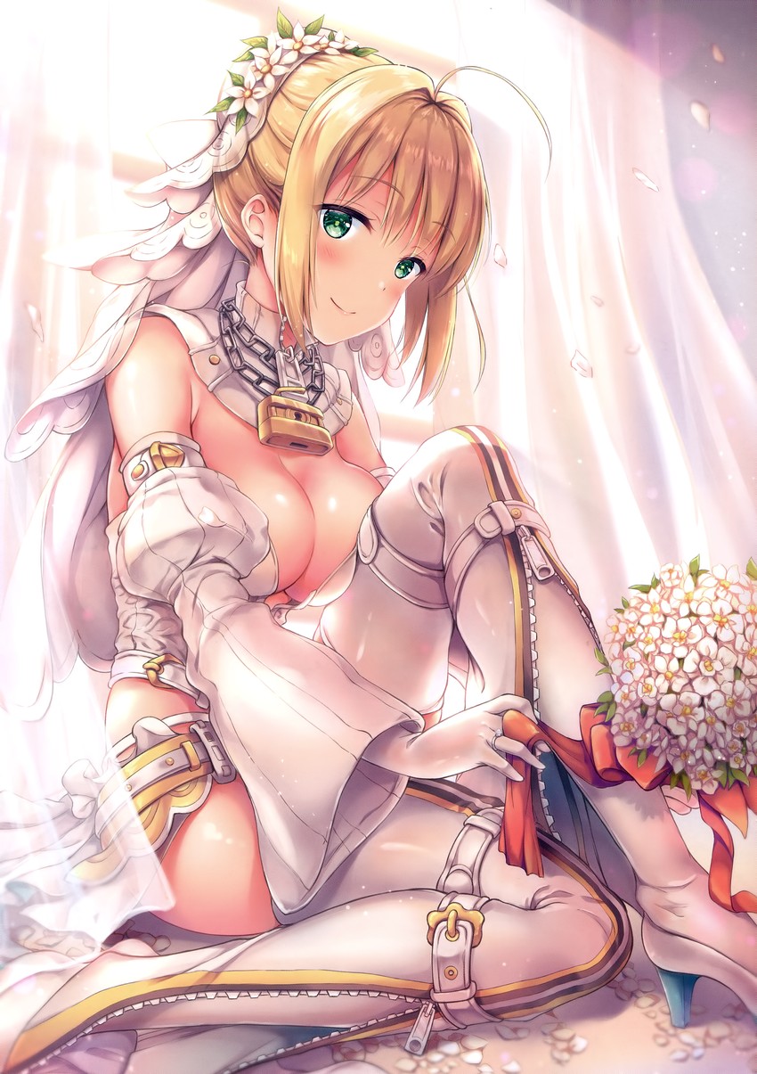 nero claudius (fate and 2 more) drawn by shirakawako