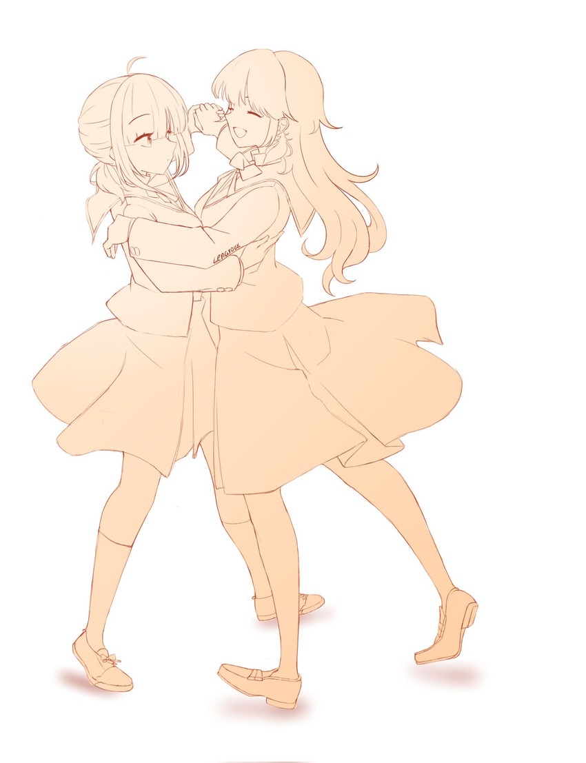 mori calliope, takanashi kiara, koito yuu, and nanami touko (hololive and 2 more) drawn by lenaroux