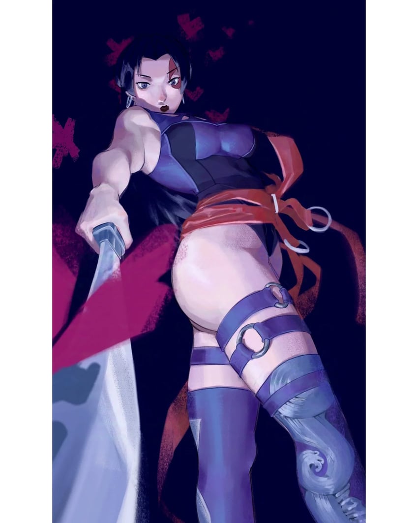 psylocke (marvel and 2 more) drawn by namsinh_04