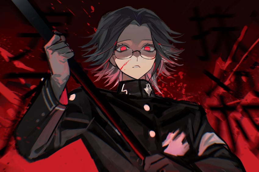 aotsuki eito (the hundred line -last defense academy-) drawn by kurenaikiyumi