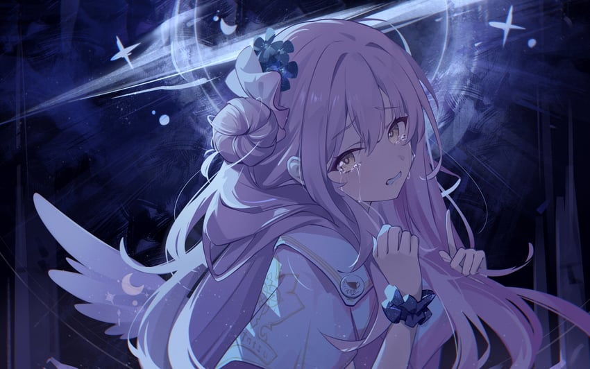 mika (blue archive and 1 more) drawn by yangyu_tudou_vv