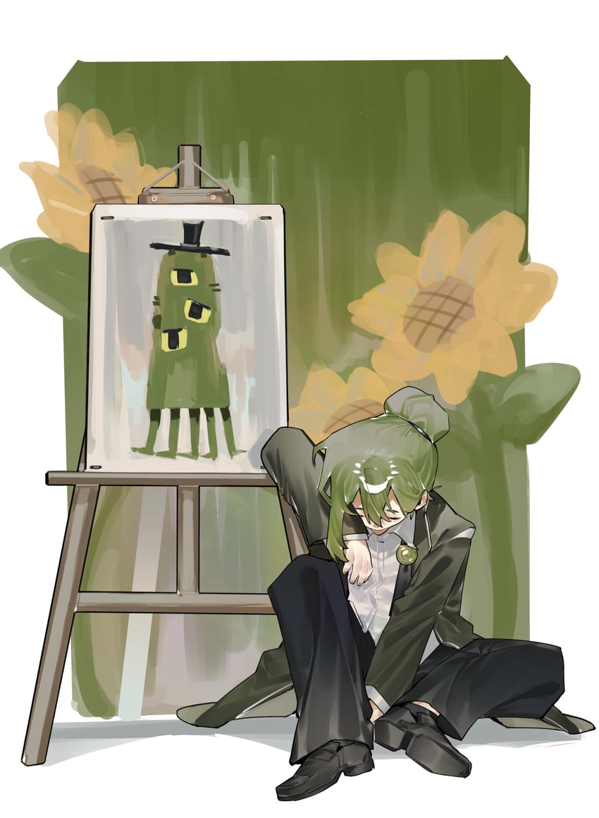 netzach and netzach's painting (project moon and 1 more) drawn by toeiki_c