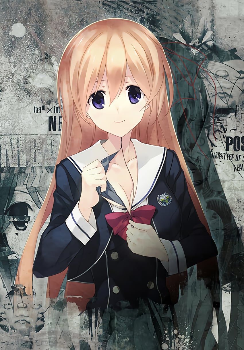 onoe serika and kurusu nono (chaos;child) drawn by sasaki_mutsumi