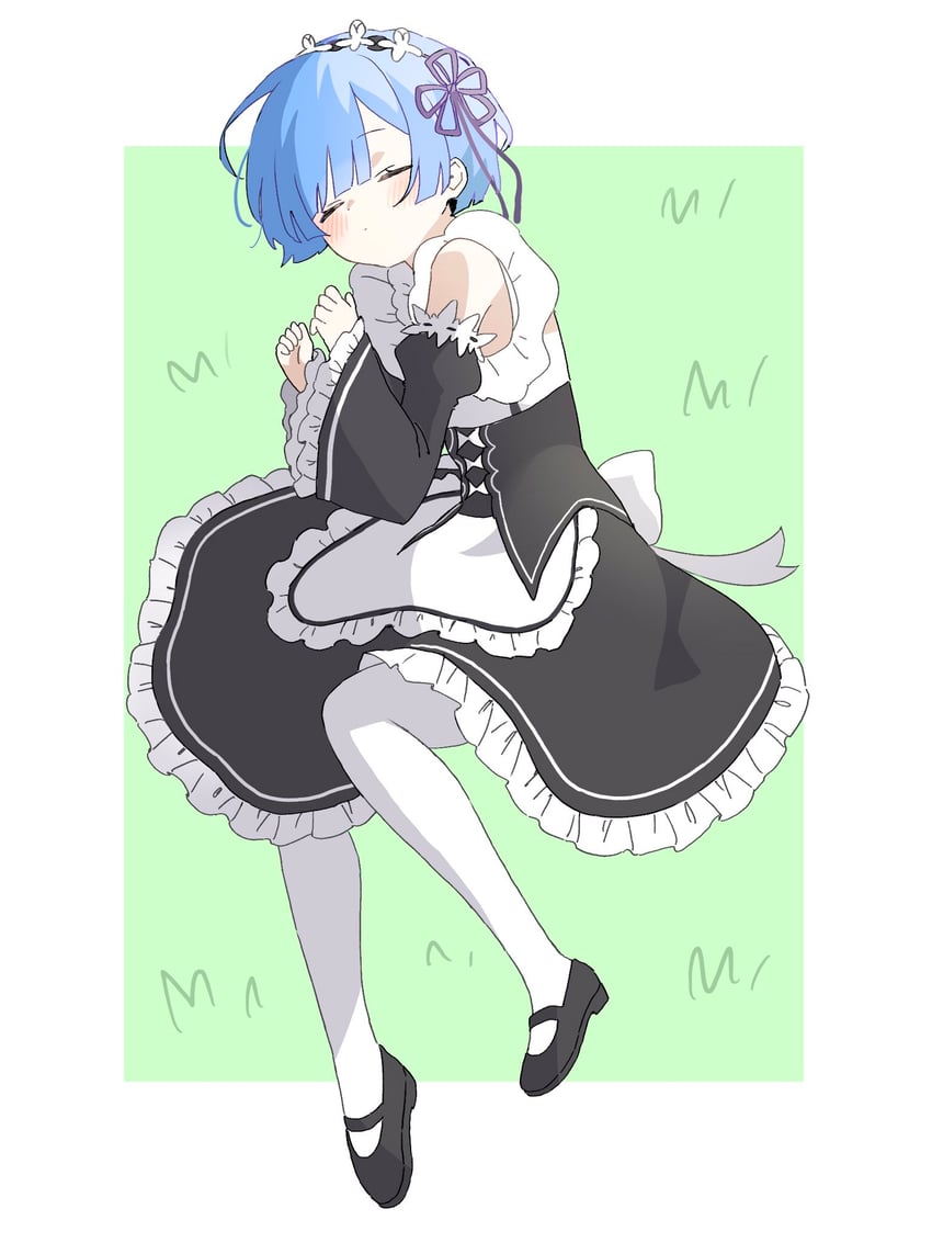 rem (re:zero kara hajimeru isekai seikatsu) drawn by nitsuki_09