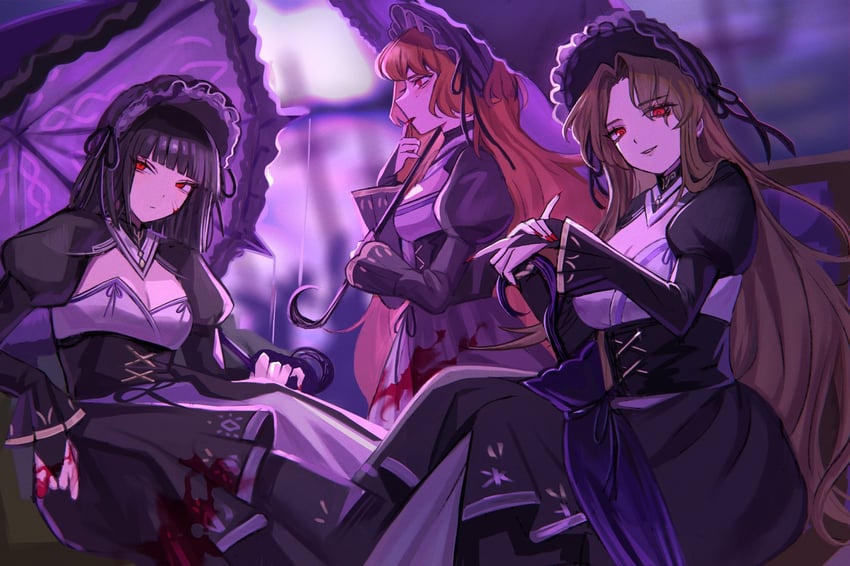 ishmael, ryoshu, rodion, and dulcinea (project moon and 1 more) drawn by na-gyou_(nunumaru)
