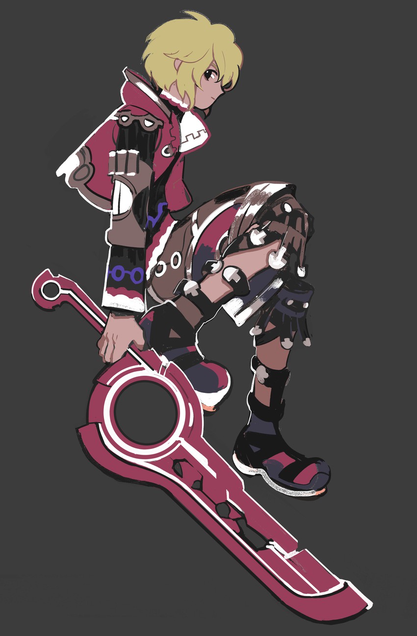 shulk (xenoblade chronicles and 1 more) drawn by kohiu