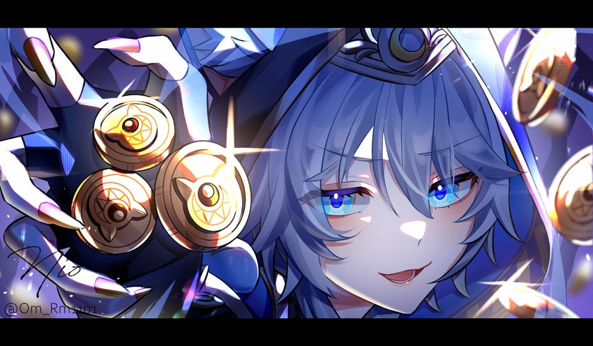 cipher (honkai and 1 more) drawn by om_rm1101